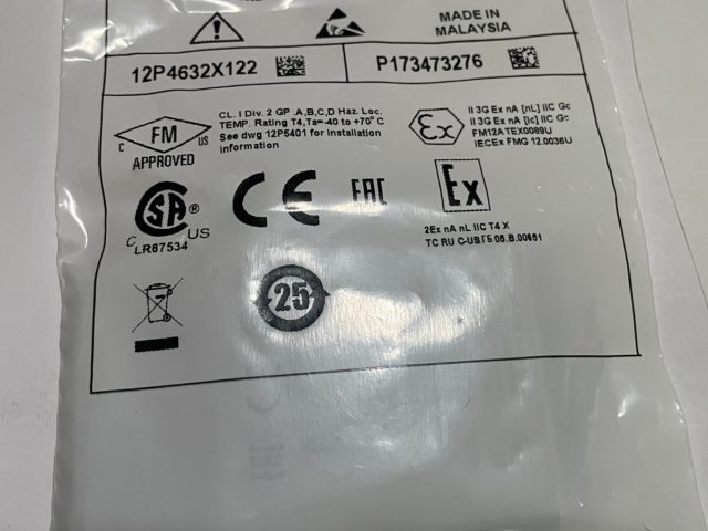 NEW Emerson DeltaV 12P4632X122 KL3003X1-BA1 DI 24 VDC Dry Contact Rev P