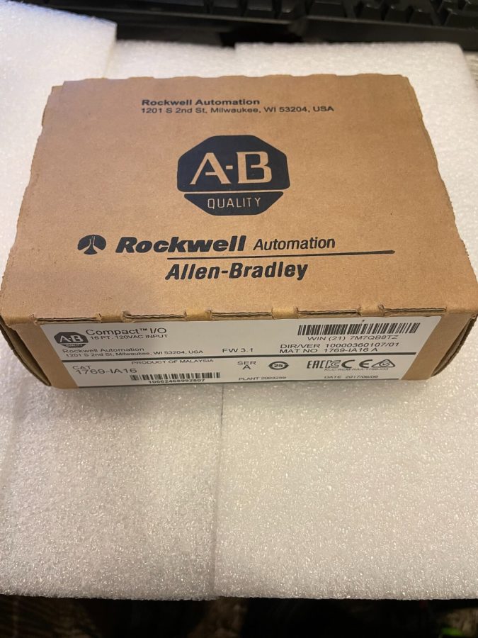 New Sealed Allen Bradley 1769-IA16 /A CompactLogix 120VAC Input Module 16 Point