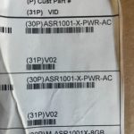 NEW SEALED Cisco ASR1001-X-DNA Chassis, 6 built-in GE, Dual AC P/S, 8GB DRAM