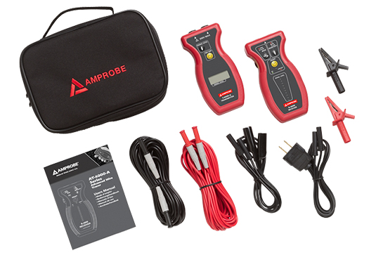 New Amprobe AT-4000-A Advanced Circuit Tracer Kit W/ Case & Accessories