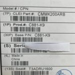 New Cisco 881 C881-K9 Router with 800G2-POE-2 PoE and PWR-66W-AC PWR Supply