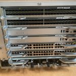 CISCO C9606R Chassis w/2x C9600-SUP-1 / C9600-LC-48YL / C9600-LC-48TX / ACPowers