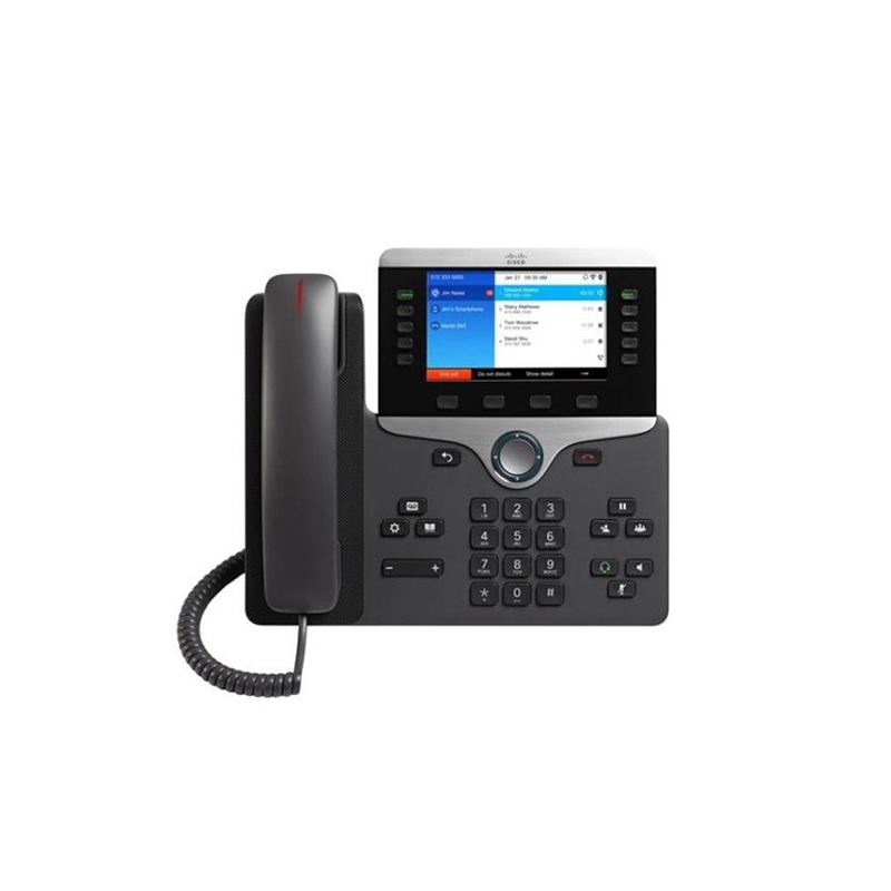 Lot of 3 Cisco 8800 CP-8861-K9 & 2 CP-8841-K9 Unified IP Video Phone w/Stand