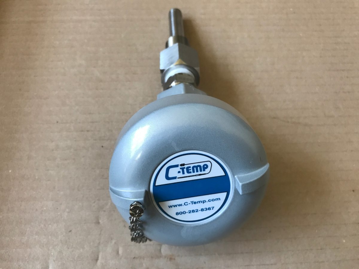 C-TEMP INT'L Temperature Thermowell H1010 (K-Type) 0/+1000F Upscale Burn