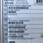 NEW CISCO ISR4431-V/K9 - Factory Sealed in Box ISR4431-V/K9 Router W/ Voice NIB