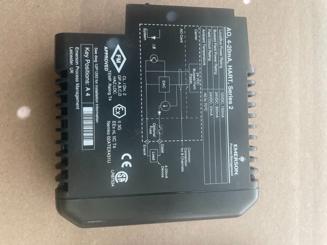 EMERSON DELTAV KJ3222X1-BA1 AI CARD 8 CHANNELS 4-20 MA HART SERIES 2 KJ3222X1BA1