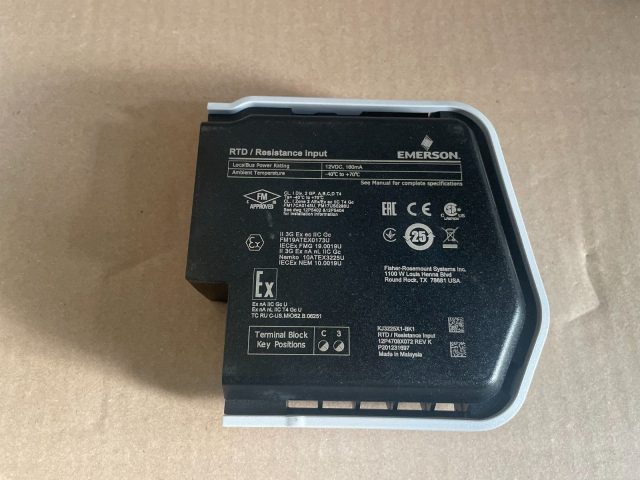 EMERSON DELTAV KJ3225X1-BK1 AI 8 CH RTD/RESISTANCE INPUT KJ3225X1BK1 SE4003S6B1