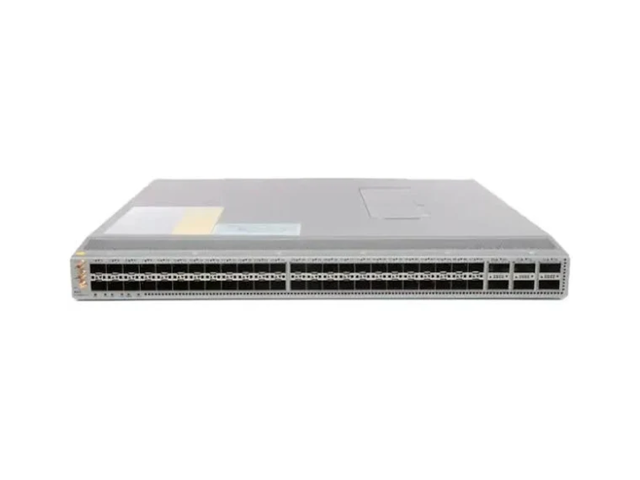 Sealed Cisco N9K-C93180YC-FX3 Nexus 9300 48p 1/10/25G, 40/100G Port side intake