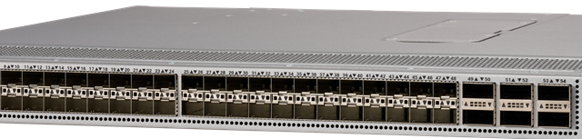 Cisco N9K-C93180YC-FX3 Nexus 9300 48p 1/10/25G, 6p 40/100G Switch – Port-side exhaust