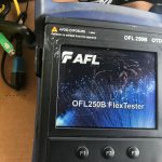 Noyes AFL OFL 250B Fiber OTDR OFL250B-50U with Case, CD, Cable, Guide