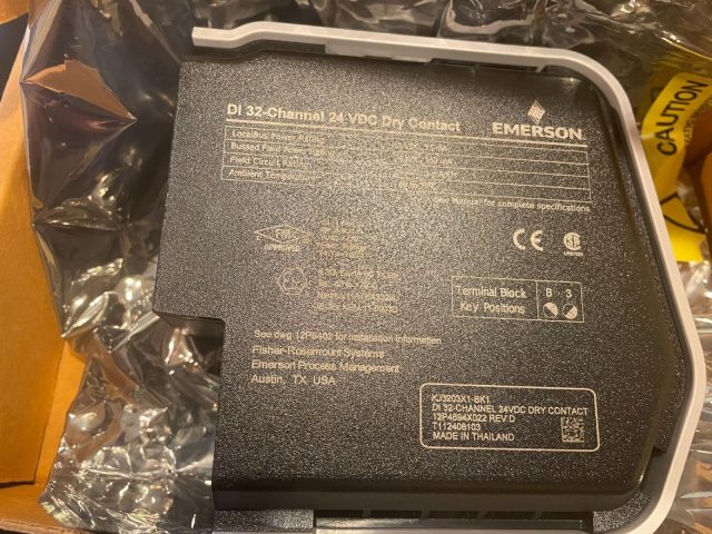 New Emerson DeltaV SE4001S2T2B4 Discrete Input Card: 32C, KJ3203X1-BK1 12P4694X