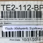 NEW Toshiba TE2-112-BP Series Solid State Starter