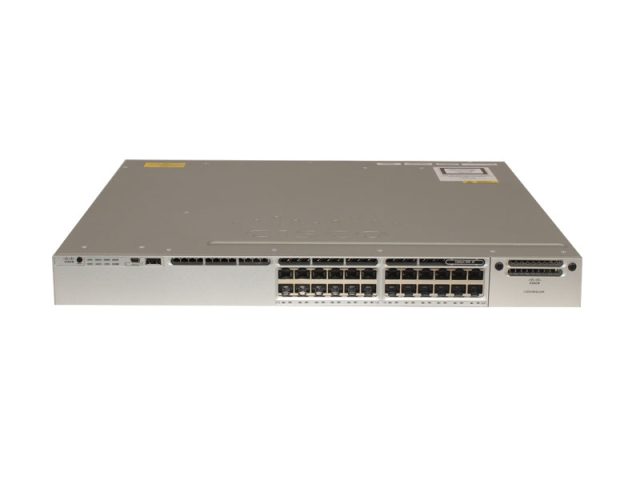 Cisco WS-C3850-24T-S Catalyst 24 Port Switch Dual 350W AC Power & C3850-NM-4-1G