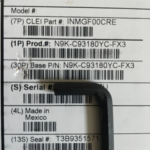 Lot of 2 New Sealed Cisco N9K-C93180YC-FX3 Nexus 9300 48p 1/10/25G, 6p 40/100G